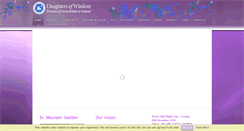 Desktop Screenshot of daughtersofwisdom.org.uk